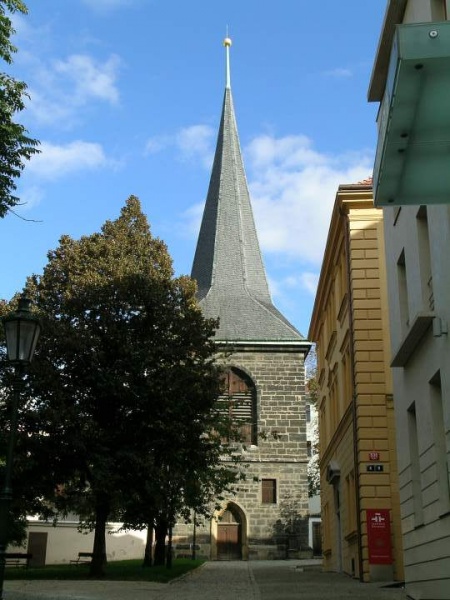 Zvonice u kostela sv. tpna, Praha, 1605